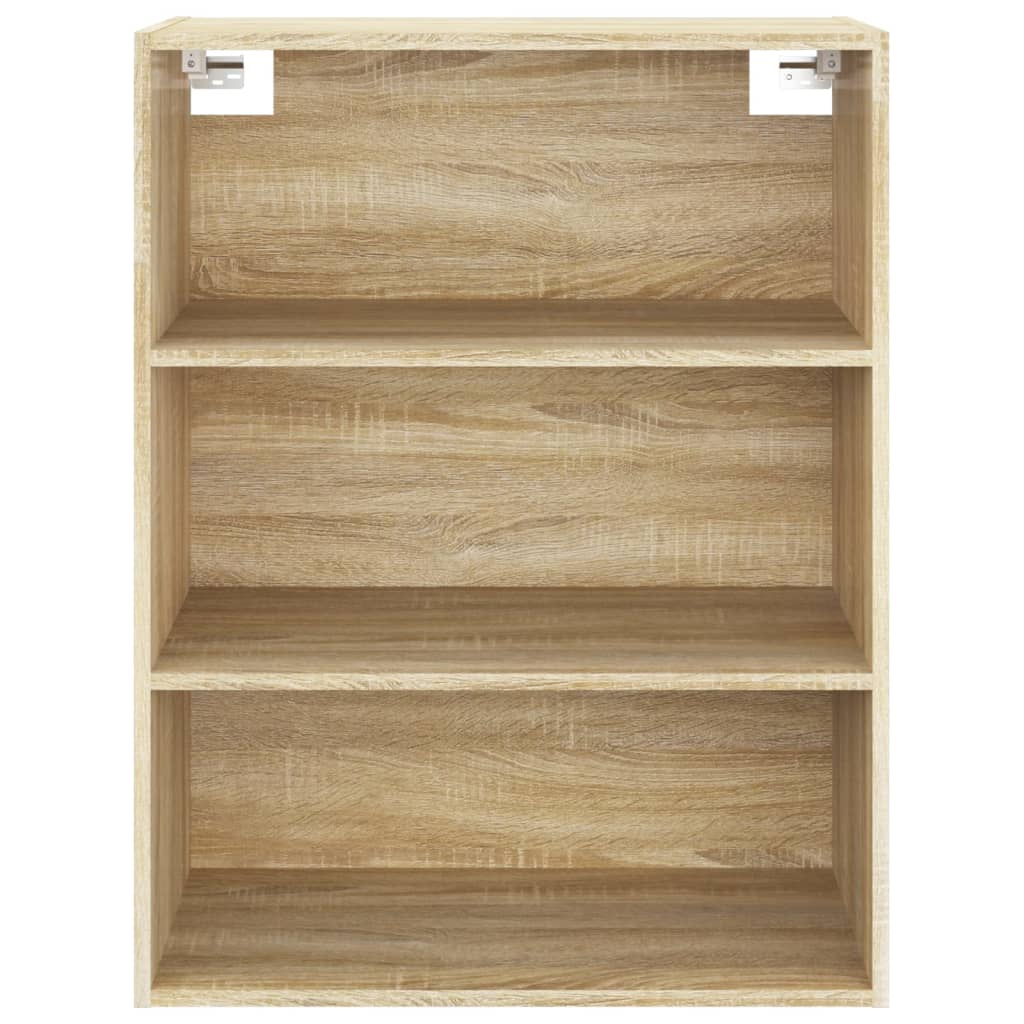 vidaXL Dulap de perete suspendat, stejar sonoma, 69,5x32,5x90 cm