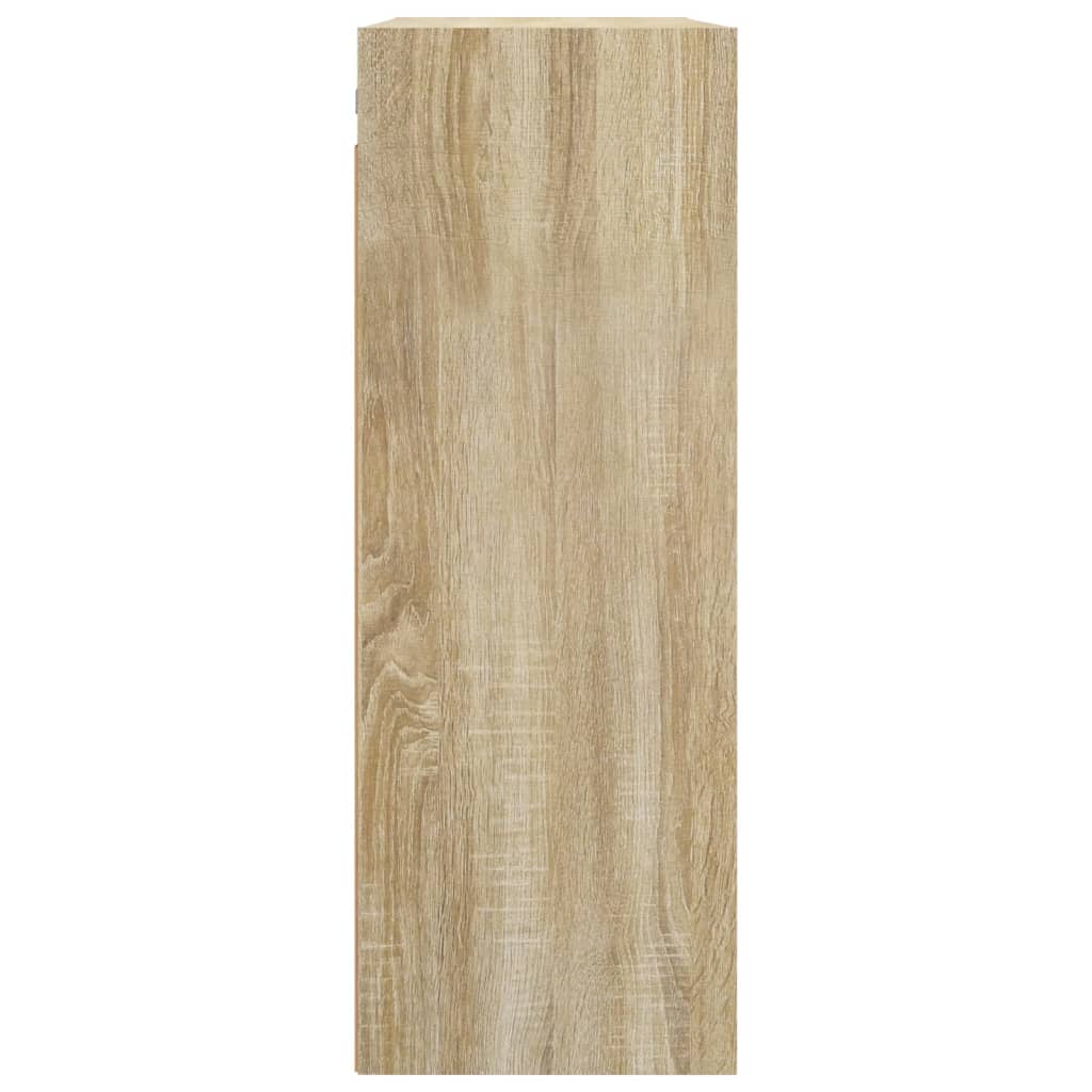 vidaXL Dulap de perete suspendat, stejar sonoma, 69,5x32,5x90 cm