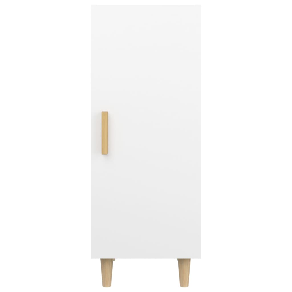 vidaXL Servantă, alb, 34,5x34x90 cm, lemn compozit vidaXL Servantă, alb, 34,5x34x90 cm, lemn compozit