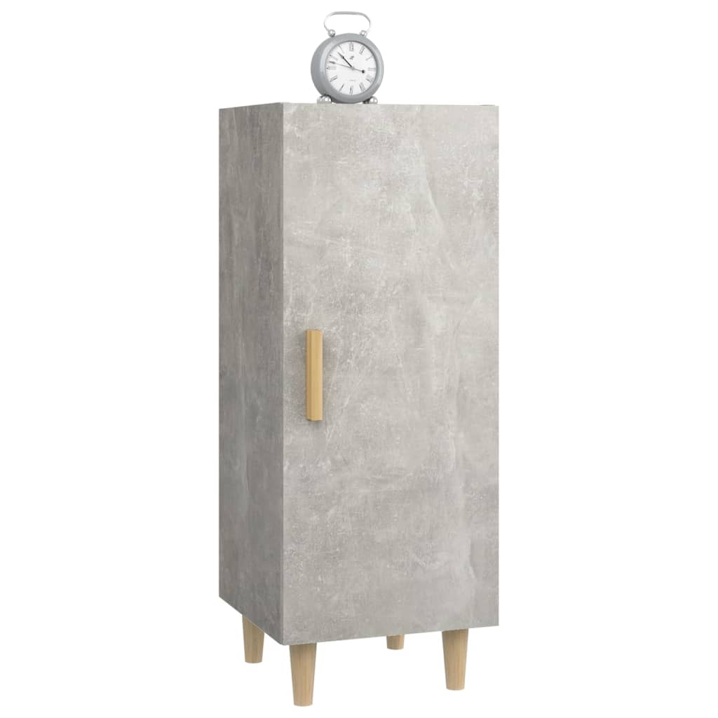 vidaXL Servantă, gri beton, 34,5x34x90 cm, lemn compozit vidaXL Servantă, gri beton, 34,5x34x90 cm, lemn compozit