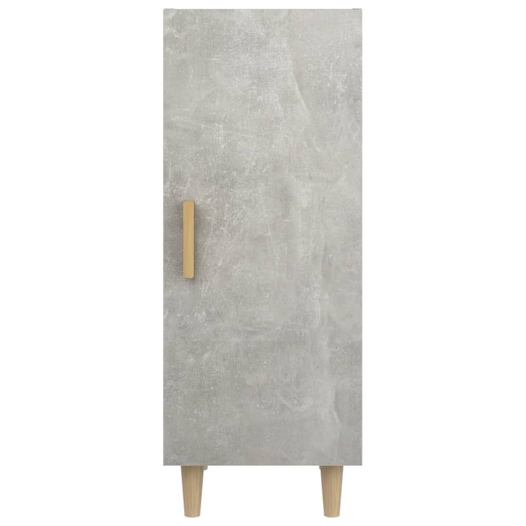 vidaXL Servantă, gri beton, 34,5x34x90 cm, lemn compozit vidaXL Servantă, gri beton, 34,5x34x90 cm, lemn compozit