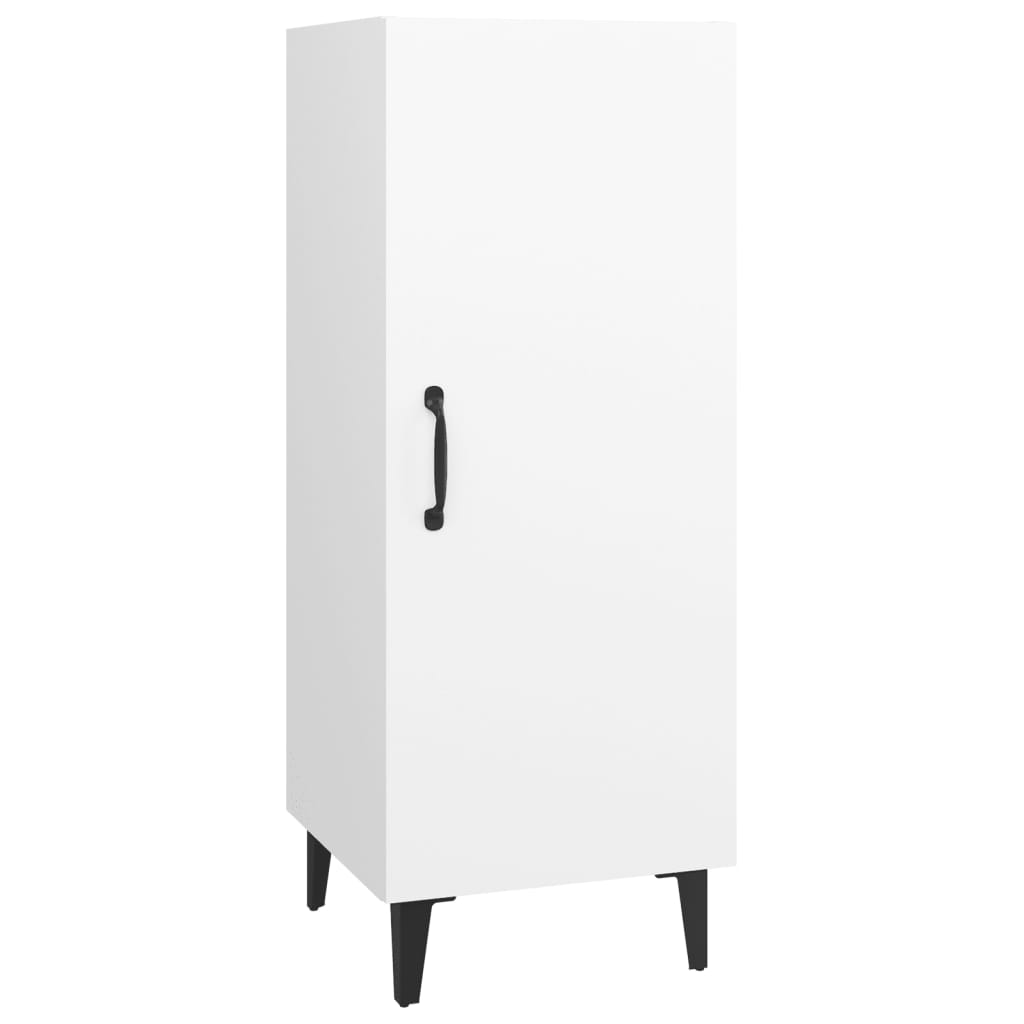 vidaXL Servantă, alb, 34,5x34x90 cm, lemn compozit vidaXL Servantă, alb, 34,5x34x90 cm, lemn compozit