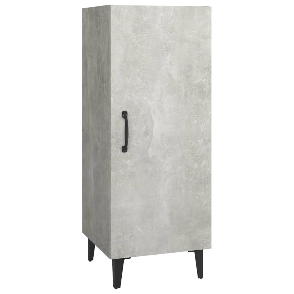 vidaXL Servantă, gri beton, 34,5x34x90 cm, lemn compozit vidaXL Servantă, gri beton, 34,5x34x90 cm, lemn compozit