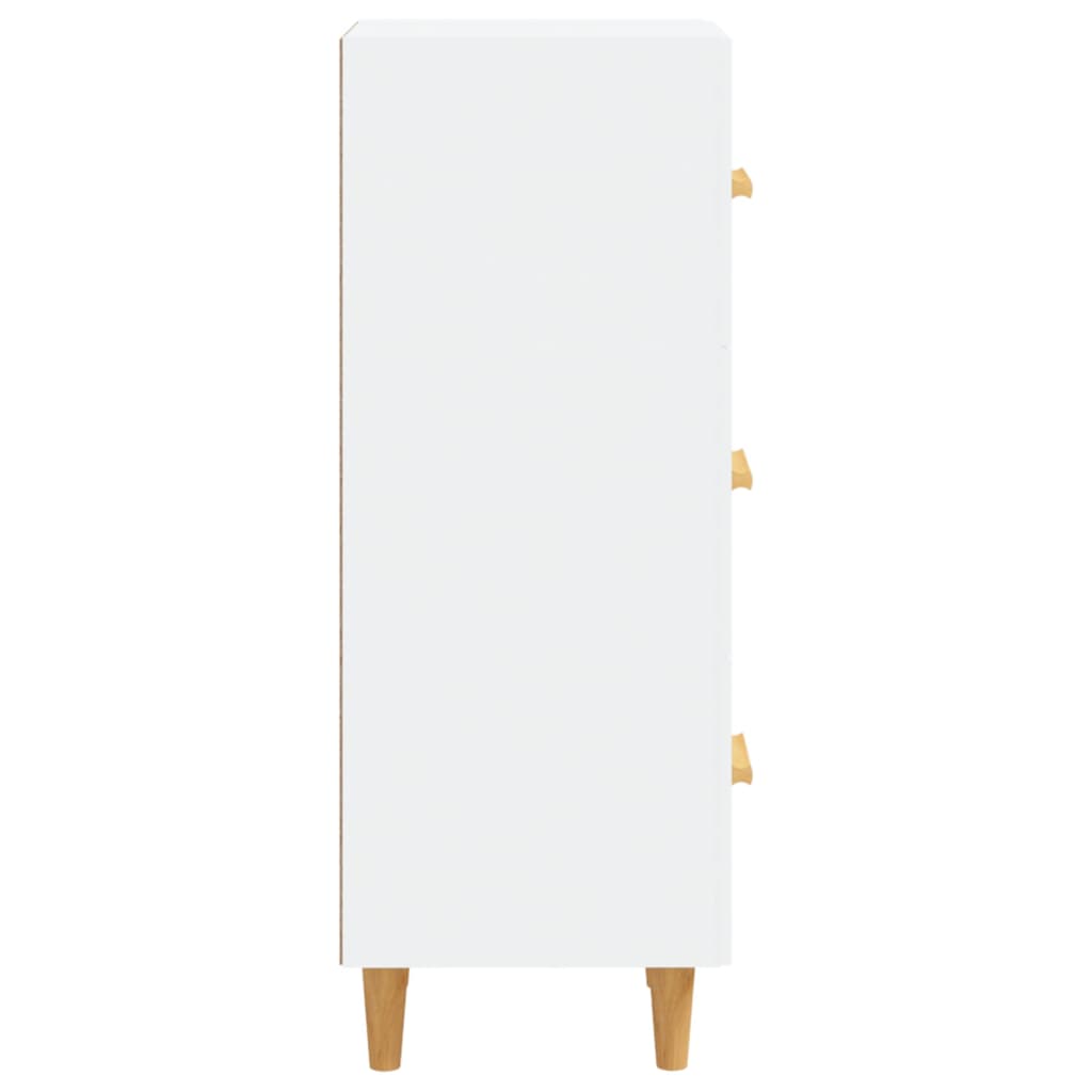 vidaXL Servantă, alb, 34,5x34x90 cm, lemn compozit vidaXL Servantă, alb, 34,5x34x90 cm, lemn compozit