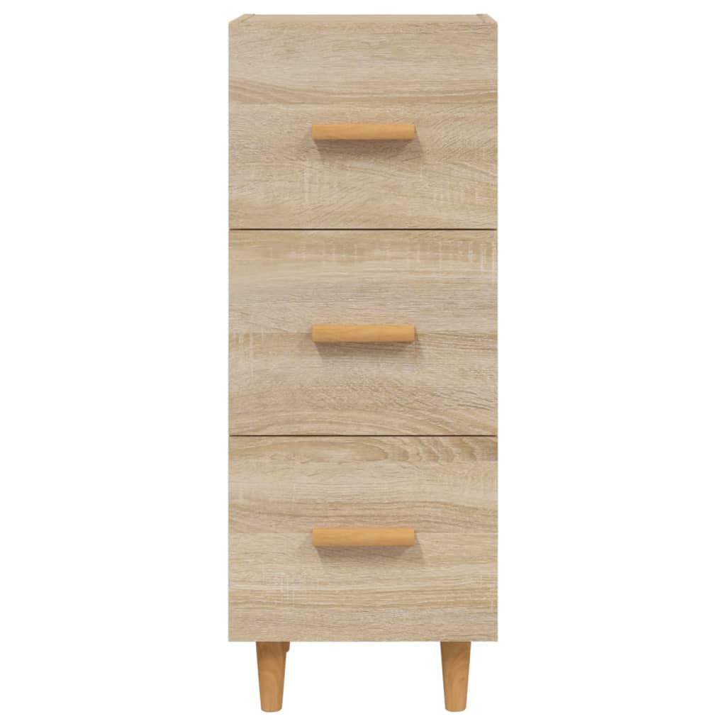 vidaXL Servantă, stejar sonoma, 34,5x34x90 cm, lemn compozit vidaXL Servantă, stejar sonoma, 34,5x34x90 cm, lemn compozit