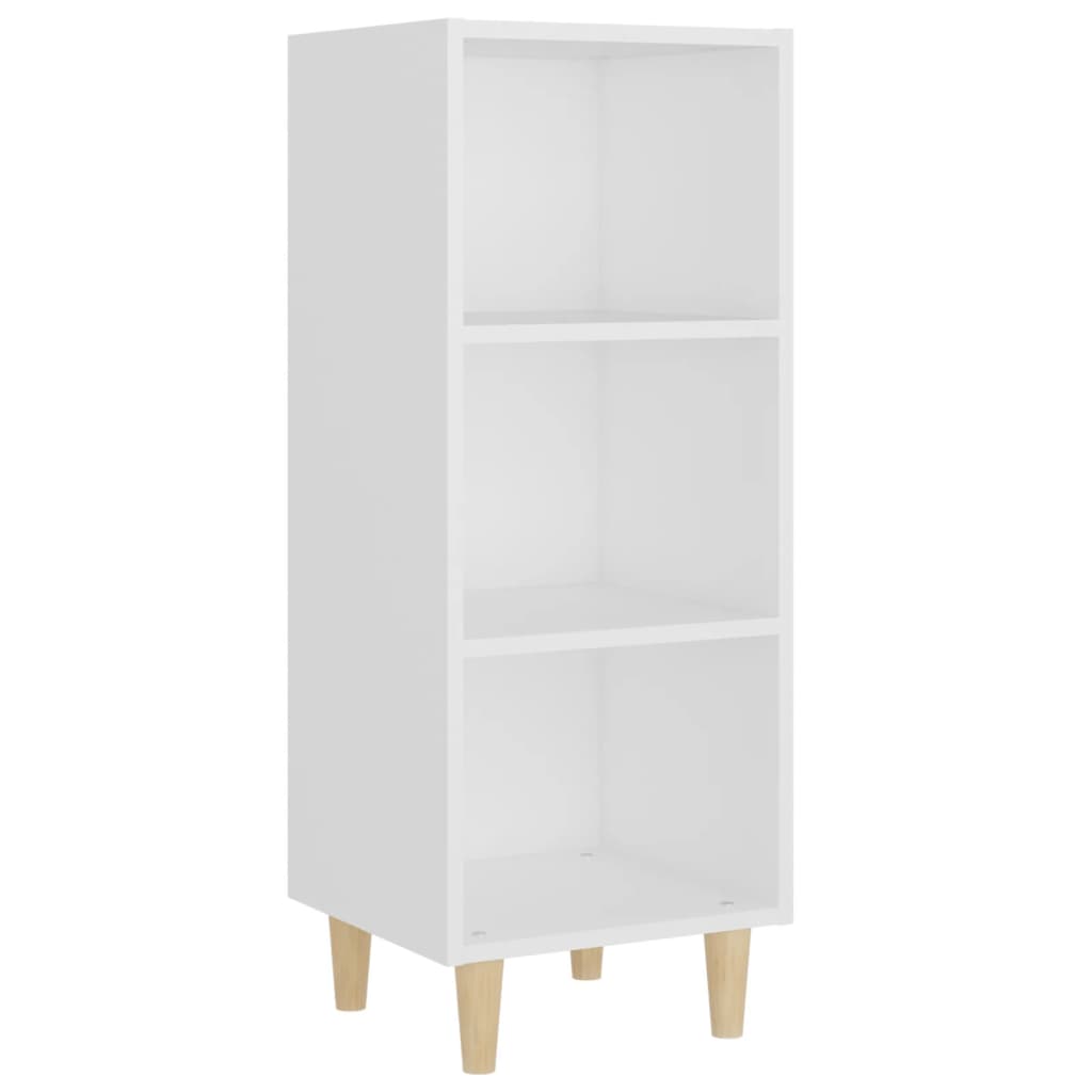 vidaXL Servantă, alb, 34,5x32,5x90 cm, lemn compozit vidaXL Servantă, alb, 34,5x32,5x90 cm, lemn compozit