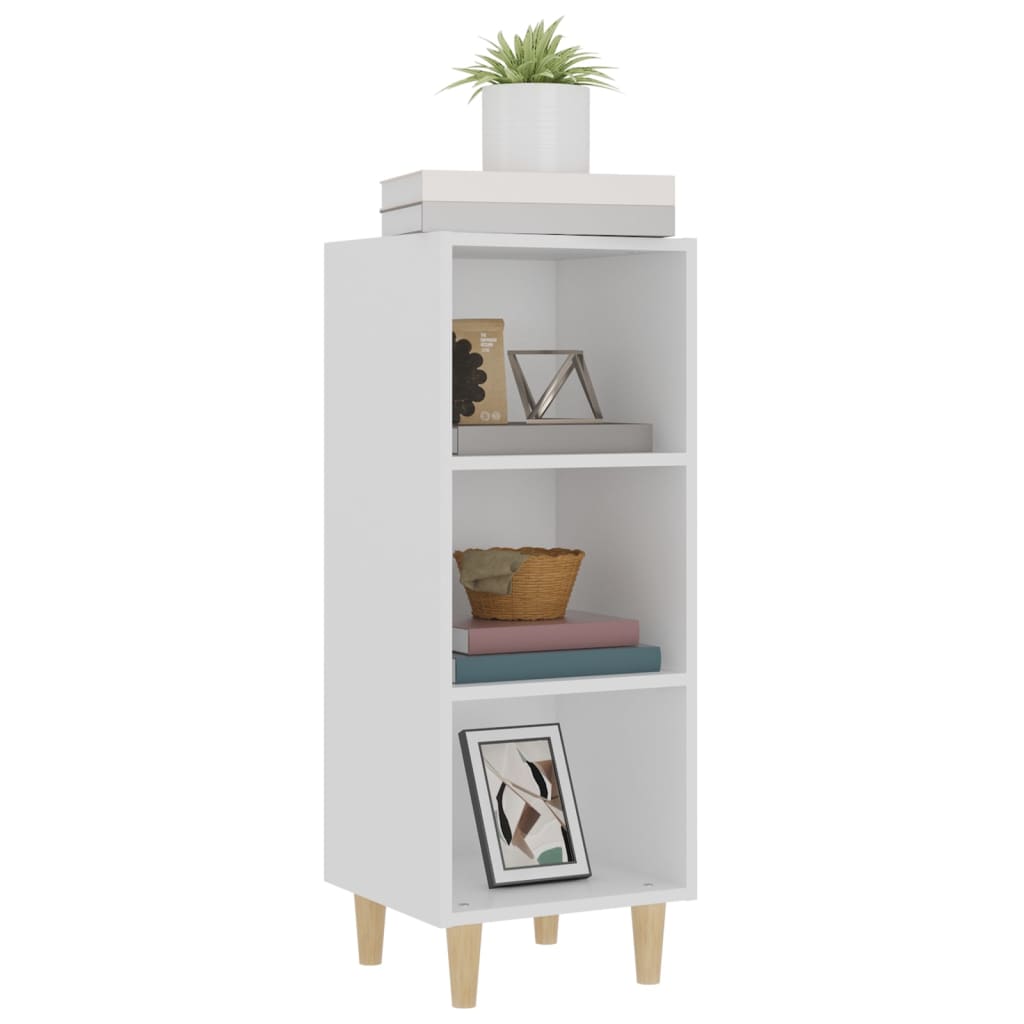 vidaXL Servantă, alb, 34,5x32,5x90 cm, lemn compozit vidaXL Servantă, alb, 34,5x32,5x90 cm, lemn compozit