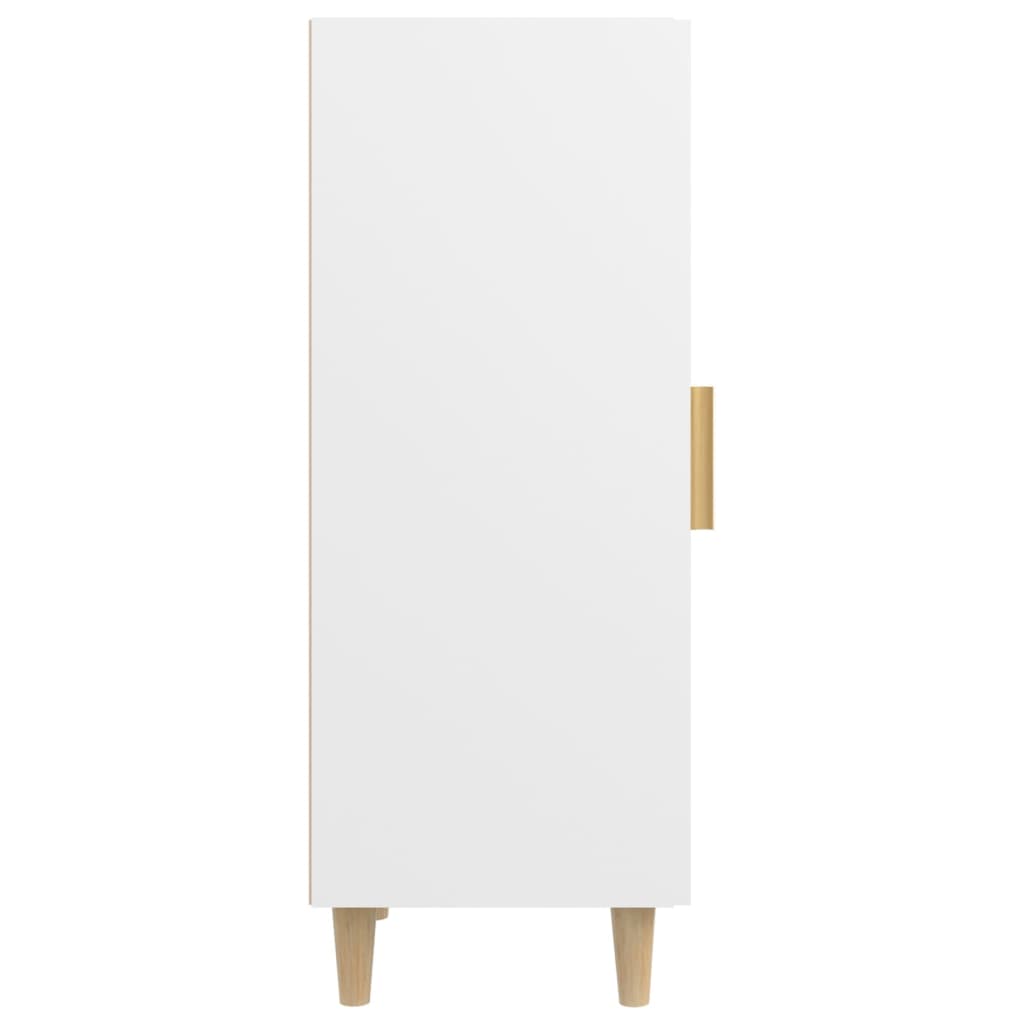 vidaXL Servantă, alb, 34,5x34x90 cm, lemn compozit vidaXL Servantă, alb, 34,5x34x90 cm, lemn compozit