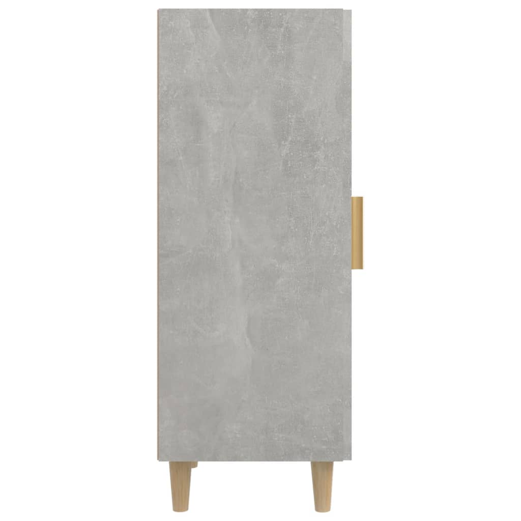 vidaXL Servantă, gri beton, 34,5x34x90 cm, lemn compozit vidaXL Servantă, gri beton, 34,5x34x90 cm, lemn compozit