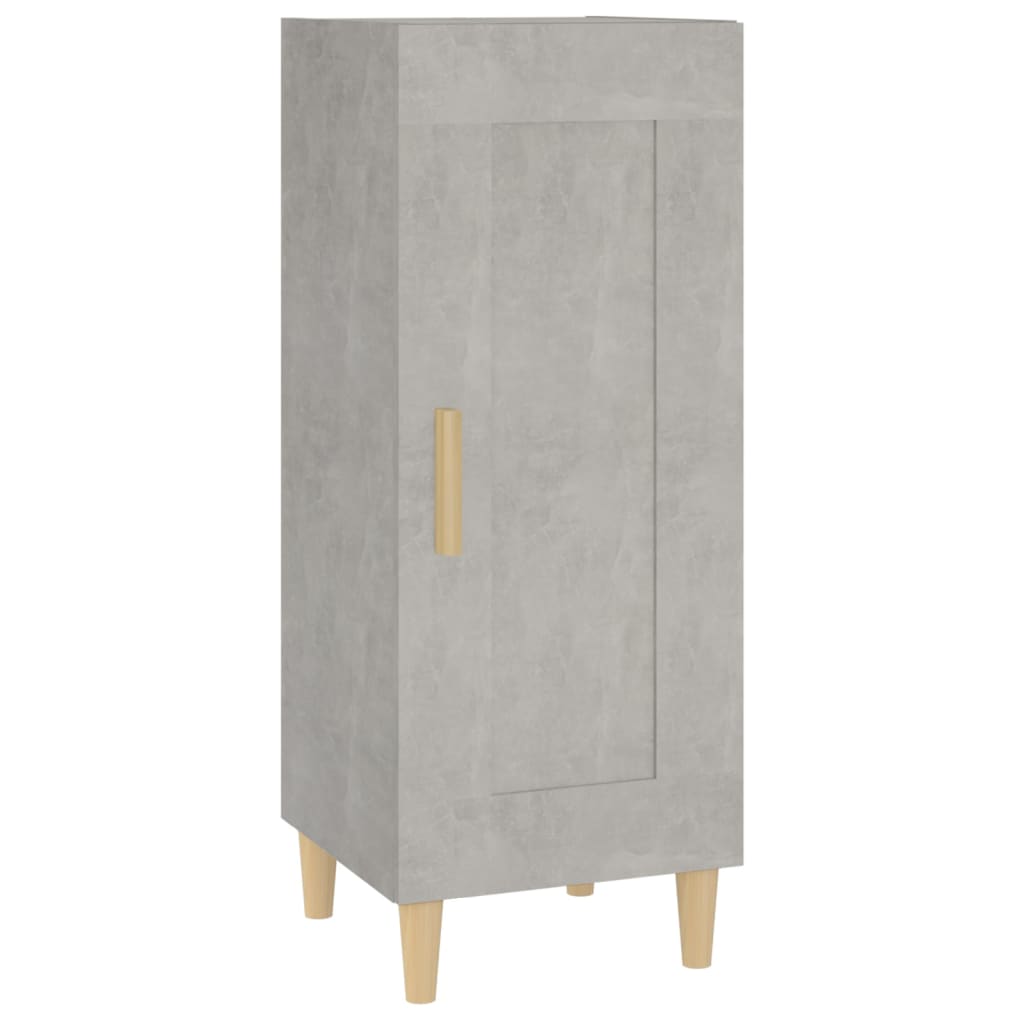vidaXL Servantă, gri beton, 34,5x34x90 cm, lemn compozit vidaXL Servantă, gri beton, 34,5x34x90 cm, lemn compozit