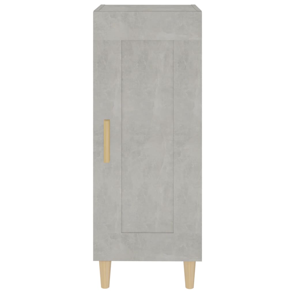 vidaXL Servantă, gri beton, 34,5x34x90 cm, lemn compozit vidaXL Servantă, gri beton, 34,5x34x90 cm, lemn compozit