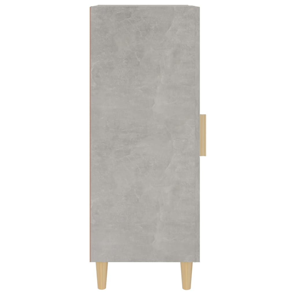 vidaXL Servantă, gri beton, 34,5x34x90 cm, lemn compozit vidaXL Servantă, gri beton, 34,5x34x90 cm, lemn compozit