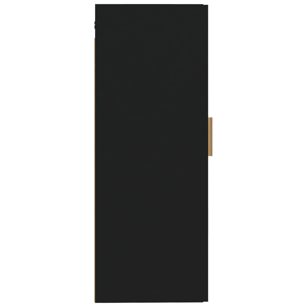 vidaXL Dulap de perete, negru, 35x34x90 cm, lemn prelucrat vidaXL Dulap de perete, negru, 35x34x90 cm, lemn prelucrat
