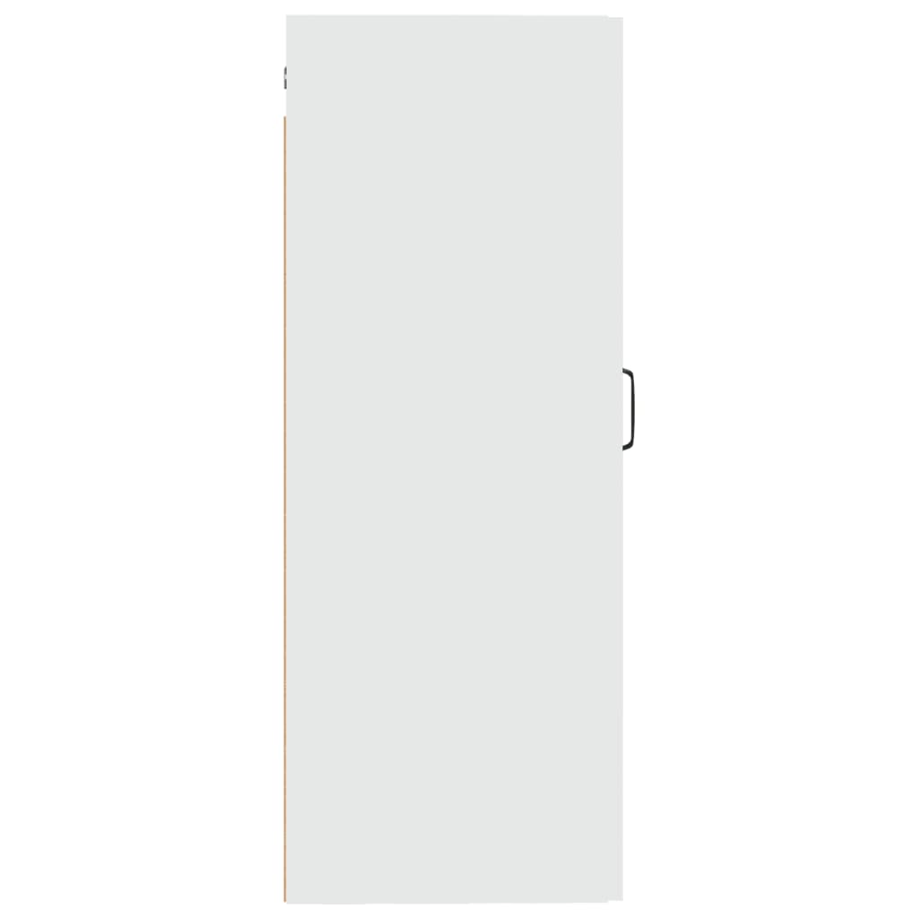 vidaXL Dulap de perete, alb, 35x34x90 cm, lemn prelucrat