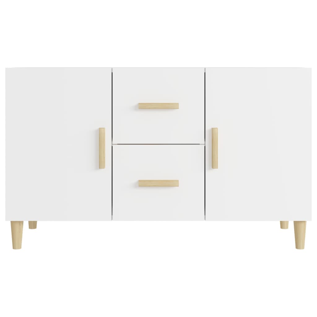 vidaXL Servantă, alb, 100x36x60 cm, lemn compozit vidaXL Servantă, alb, 100x36x60 cm, lemn compozit