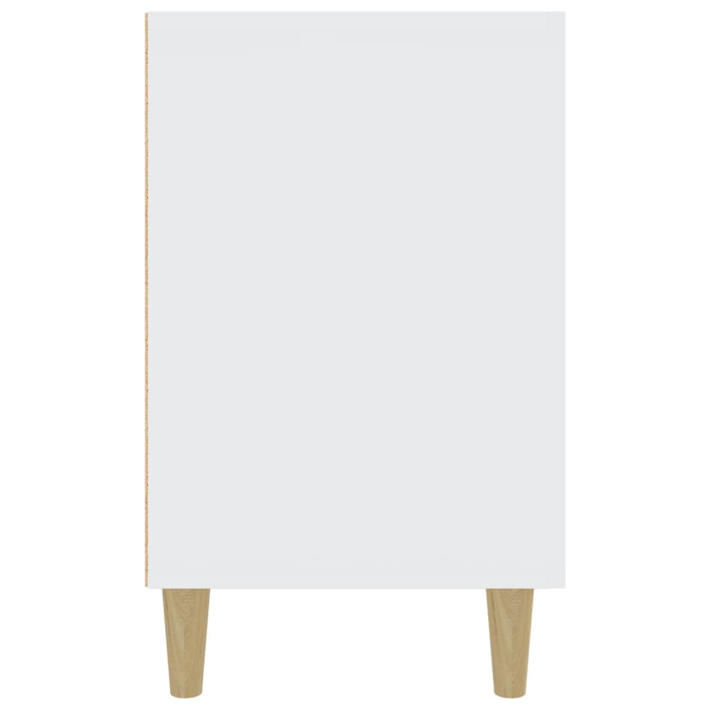 vidaXL Servantă, alb, 100x36x60 cm, lemn compozit vidaXL Servantă, alb, 100x36x60 cm, lemn compozit