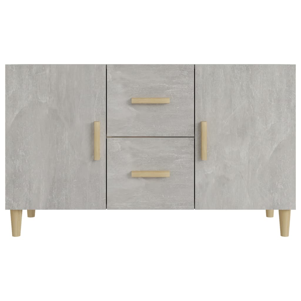 vidaXL Servantă, gri beton, 100x36x60 cm, lemn prelucrat vidaXL Servantă, gri beton, 100x36x60 cm, lemn prelucrat