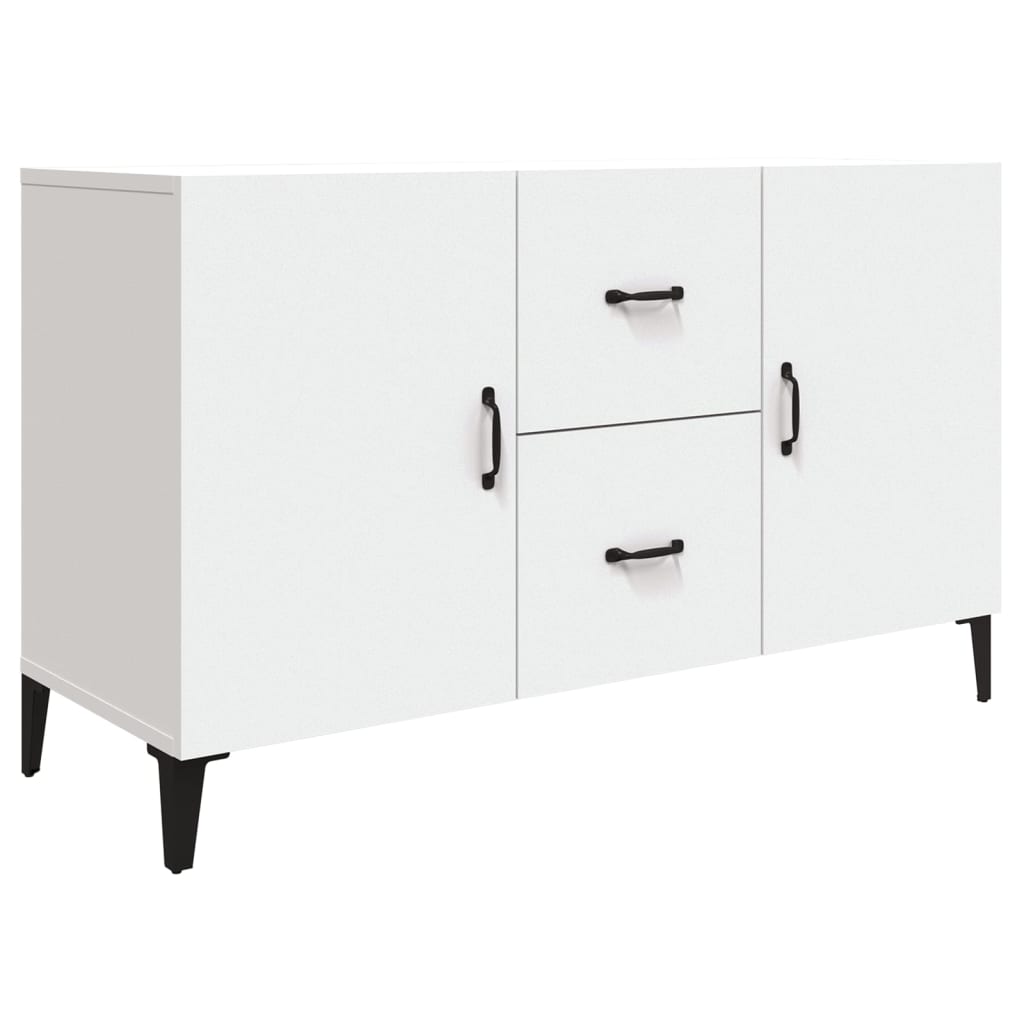 vidaXL Servantă, alb, 100x36x60 cm, lemn compozit vidaXL Servantă, alb, 100x36x60 cm, lemn compozit