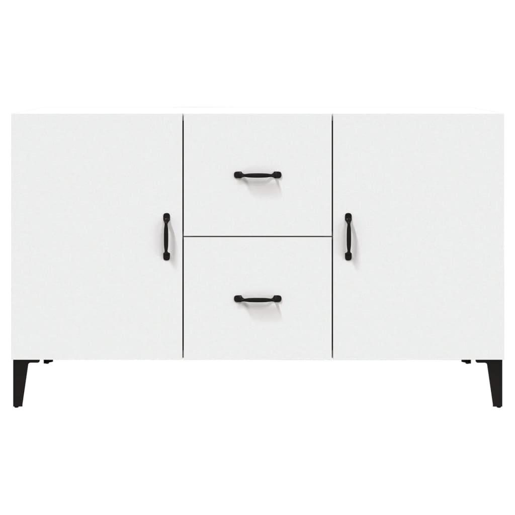 vidaXL Servantă, alb, 100x36x60 cm, lemn compozit vidaXL Servantă, alb, 100x36x60 cm, lemn compozit