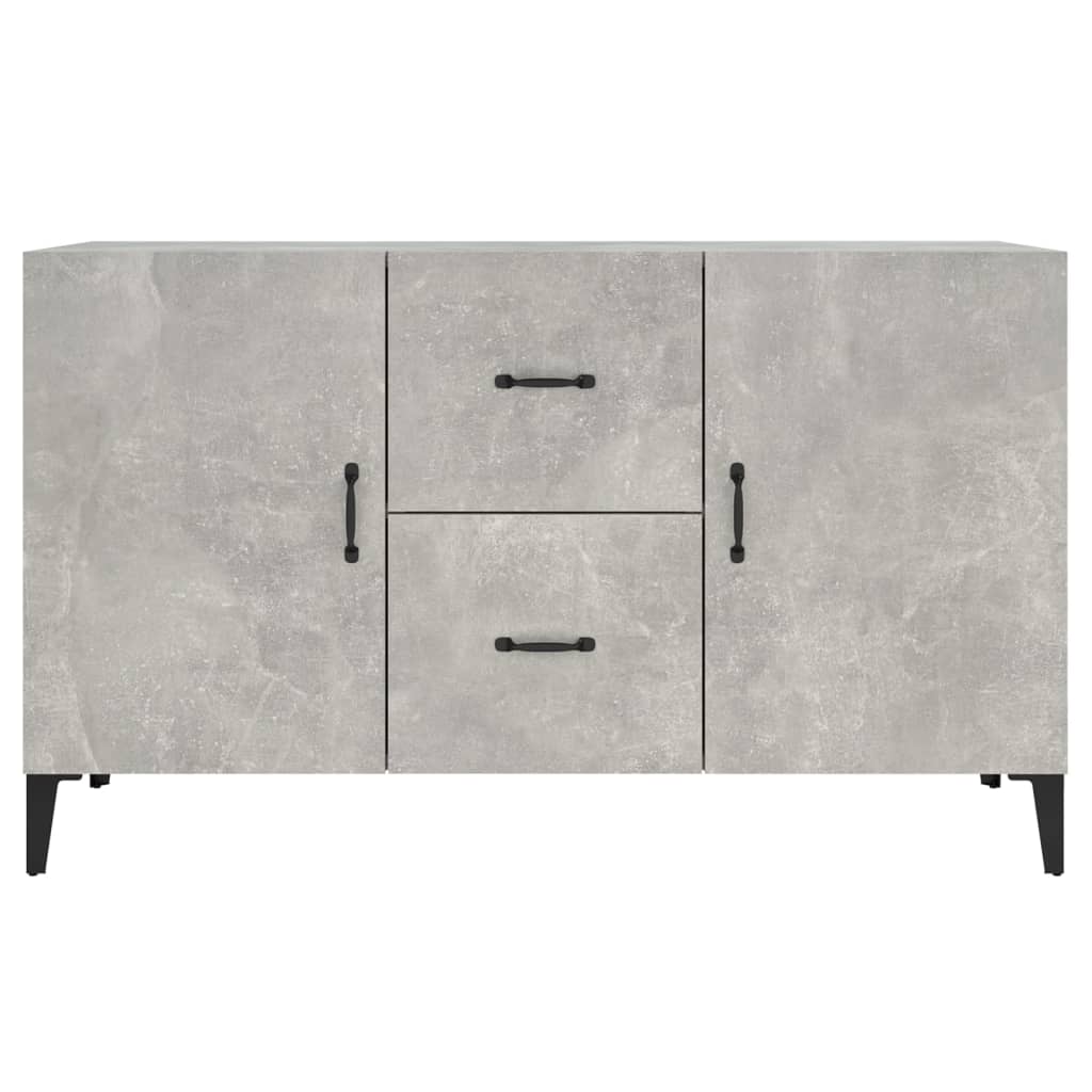 vidaXL Servantă, gri beton, 100x36x60 cm, lemn compozit