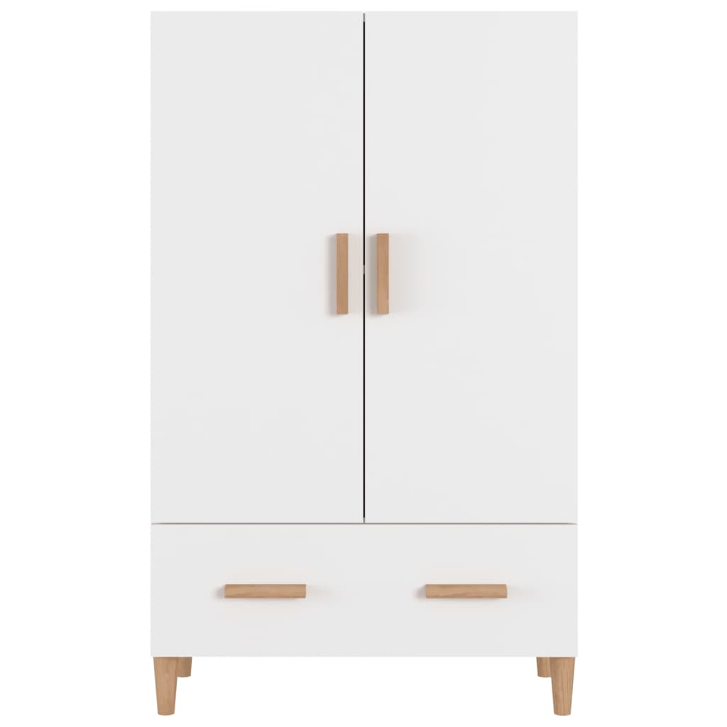 vidaXL Dulap înalt, alb, 70x31x115 cm, lemn prelucrat