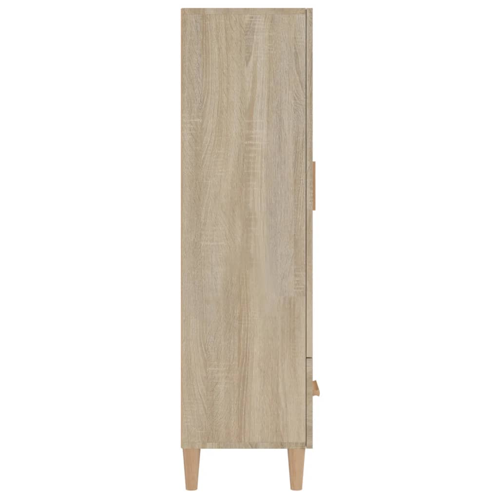 vidaXL Dulap înalt, stejar sonoma, 70x31x115 cm, lemn prelucrat