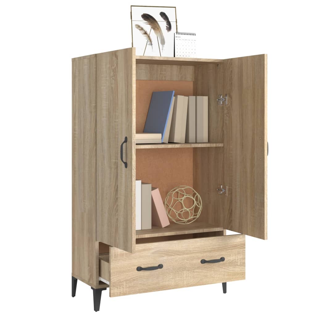 vidaXL Dulap înalt, stejar sonoma, 70x31x115 cm, lemn prelucrat vidaXL Dulap înalt, stejar sonoma, 70x31x115 cm, lemn prelucrat