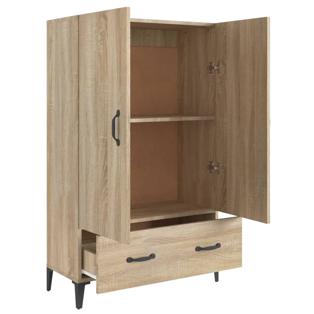 vidaXL Dulap înalt, stejar sonoma, 70x31x115 cm, lemn prelucrat vidaXL Dulap înalt, stejar sonoma, 70x31x115 cm, lemn prelucrat