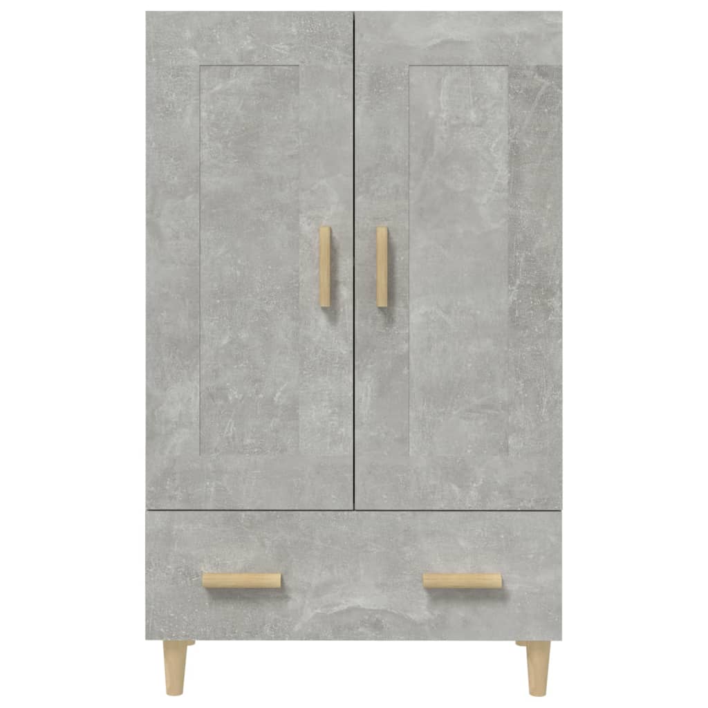 vidaXL Dulap înalt, gri beton, 70x31x115 cm, lemn compozit