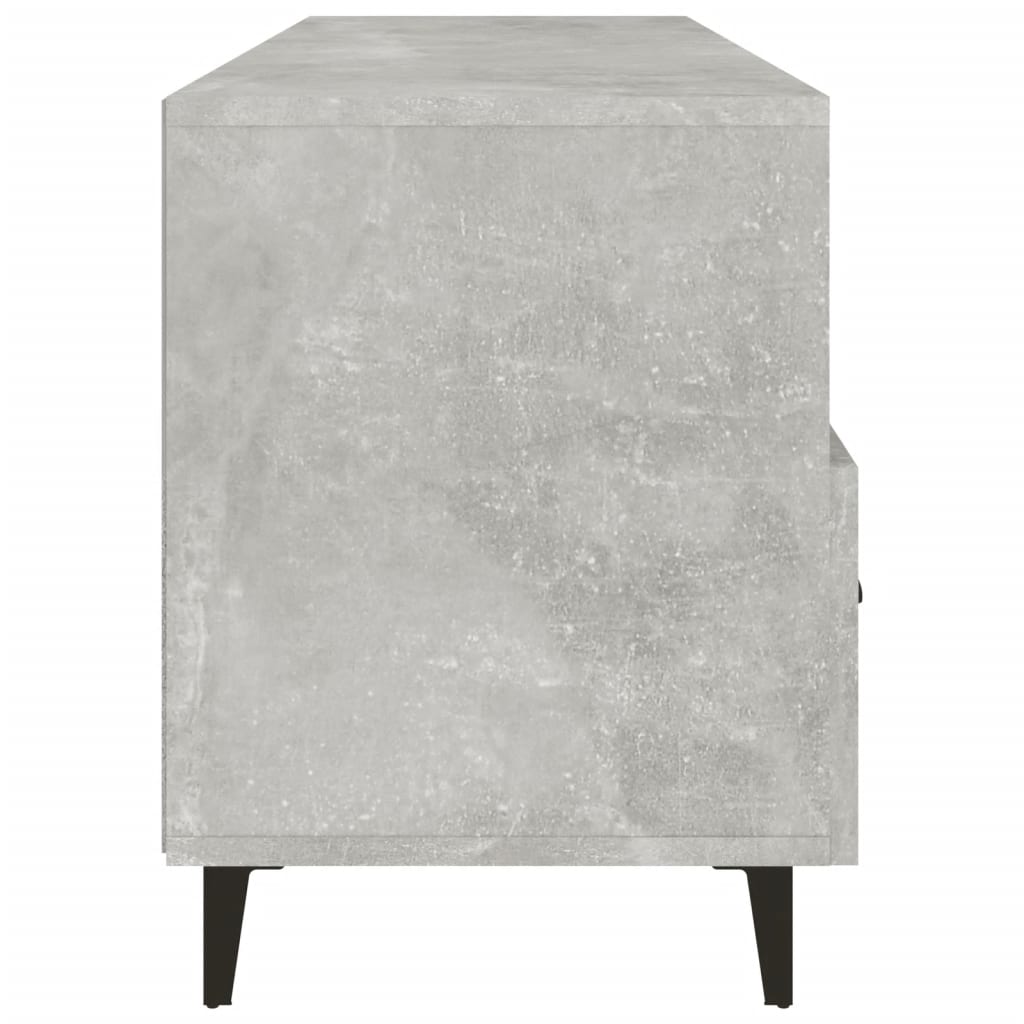 vidaXL Comodă TV, gri beton, 102x35x50 cm, lemn compozit vidaXL Comodă TV, gri beton, 102x35x50 cm, lemn compozit