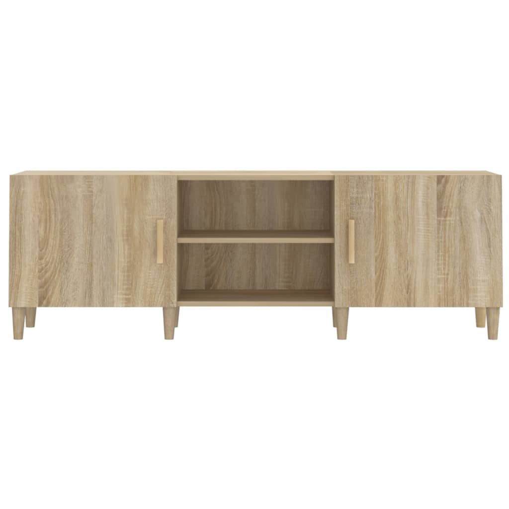 vidaXL Comodă TV, stejar sonoma, 150x30x50 cm, lemn compozit vidaXL Comodă TV, stejar sonoma, 150x30x50 cm, lemn compozit