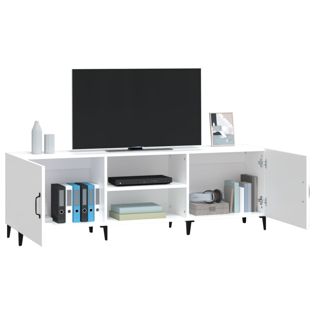 vidaXL Comodă TV, alb, 150x30x50 cm, lemn compozit vidaXL Comodă TV, alb, 150x30x50 cm, lemn compozit