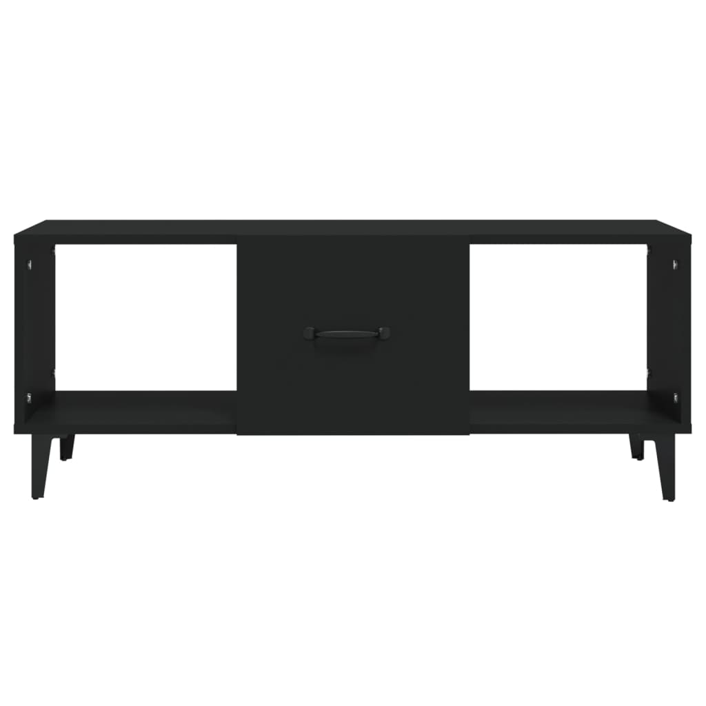 vidaXL Măsuță de cafea, negru, 102x50x40 cm, lemn compozit vidaXL Măsuță de cafea, negru, 102x50x40 cm, lemn compozit