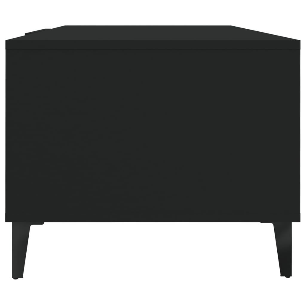 vidaXL Măsuță de cafea, negru, 102x50x40 cm, lemn compozit vidaXL Măsuță de cafea, negru, 102x50x40 cm, lemn compozit