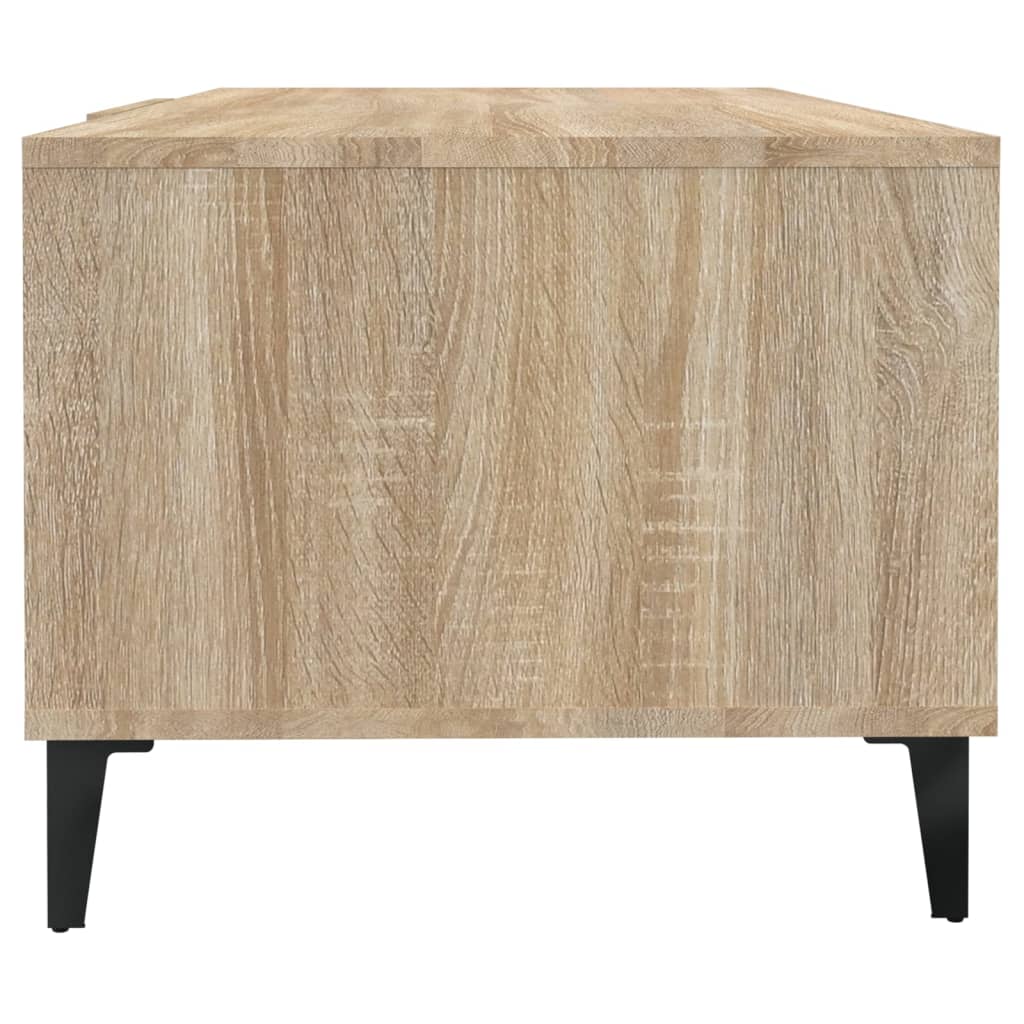 vidaXL Măsuță de cafea, stejar sonoma, 102x50x40 cm, lemn compozit vidaXL Măsuță de cafea, stejar sonoma, 102x50x40 cm, lemn compozit