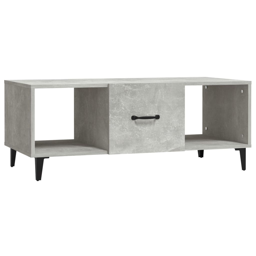vidaXL Măsuță de cafea, gri beton, 102x50x40 cm, lemn prelucrat vidaXL Măsuță de cafea, gri beton, 102x50x40 cm, lemn prelucrat