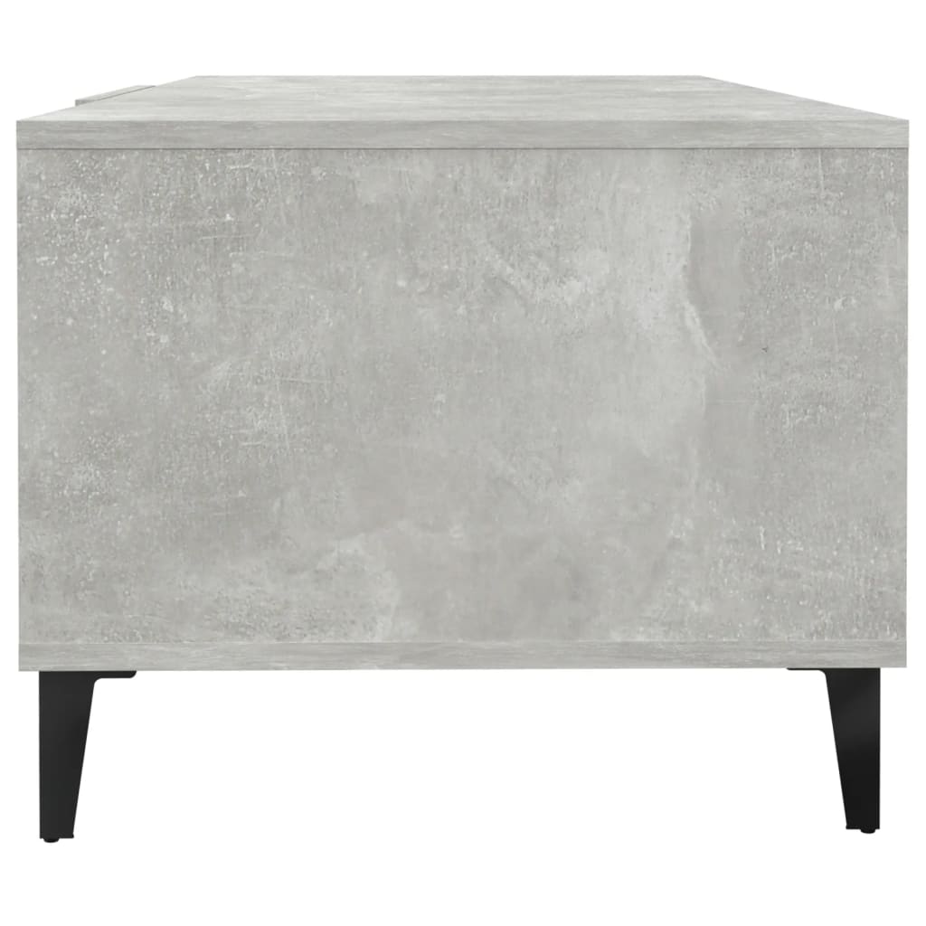 vidaXL Măsuță de cafea, gri beton, 102x50x40 cm, lemn prelucrat vidaXL Măsuță de cafea, gri beton, 102x50x40 cm, lemn prelucrat