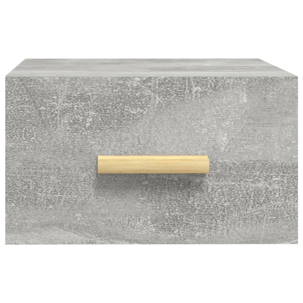 vidaXL Noptieră de perete, gri beton, 35x35x20 cm vidaXL Noptieră de perete, gri beton, 35x35x20 cm