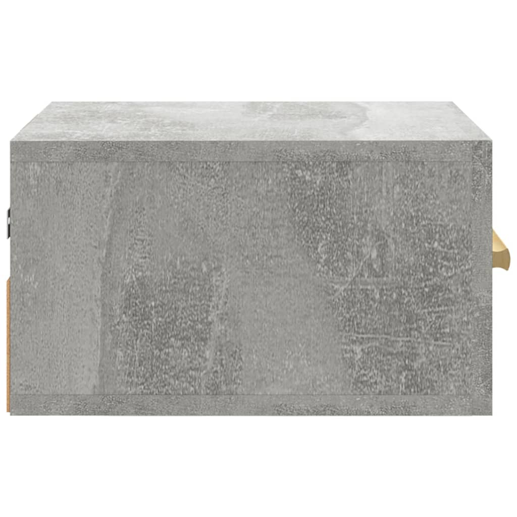 vidaXL Noptieră de perete, gri beton, 35x35x20 cm vidaXL Noptieră de perete, gri beton, 35x35x20 cm