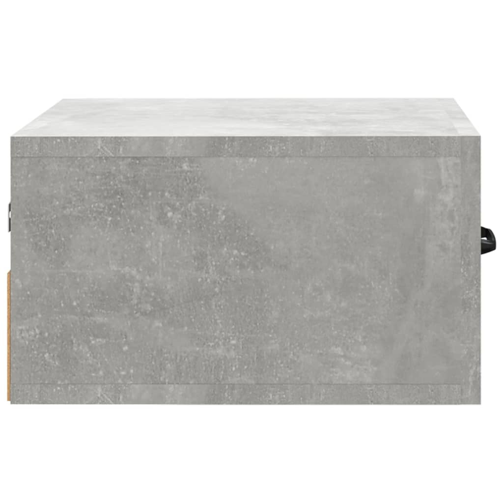 vidaXL Noptieră de perete, gri beton, 35x35x20 cm vidaXL Noptieră de perete, gri beton, 35x35x20 cm