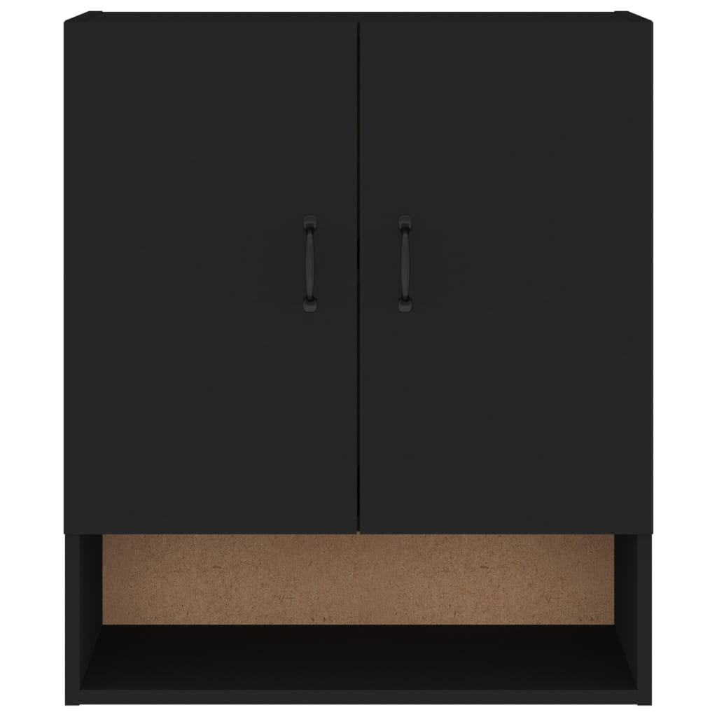 vidaXL Dulap de perete, negru, 60x31x70 cm, lemn prelucrat