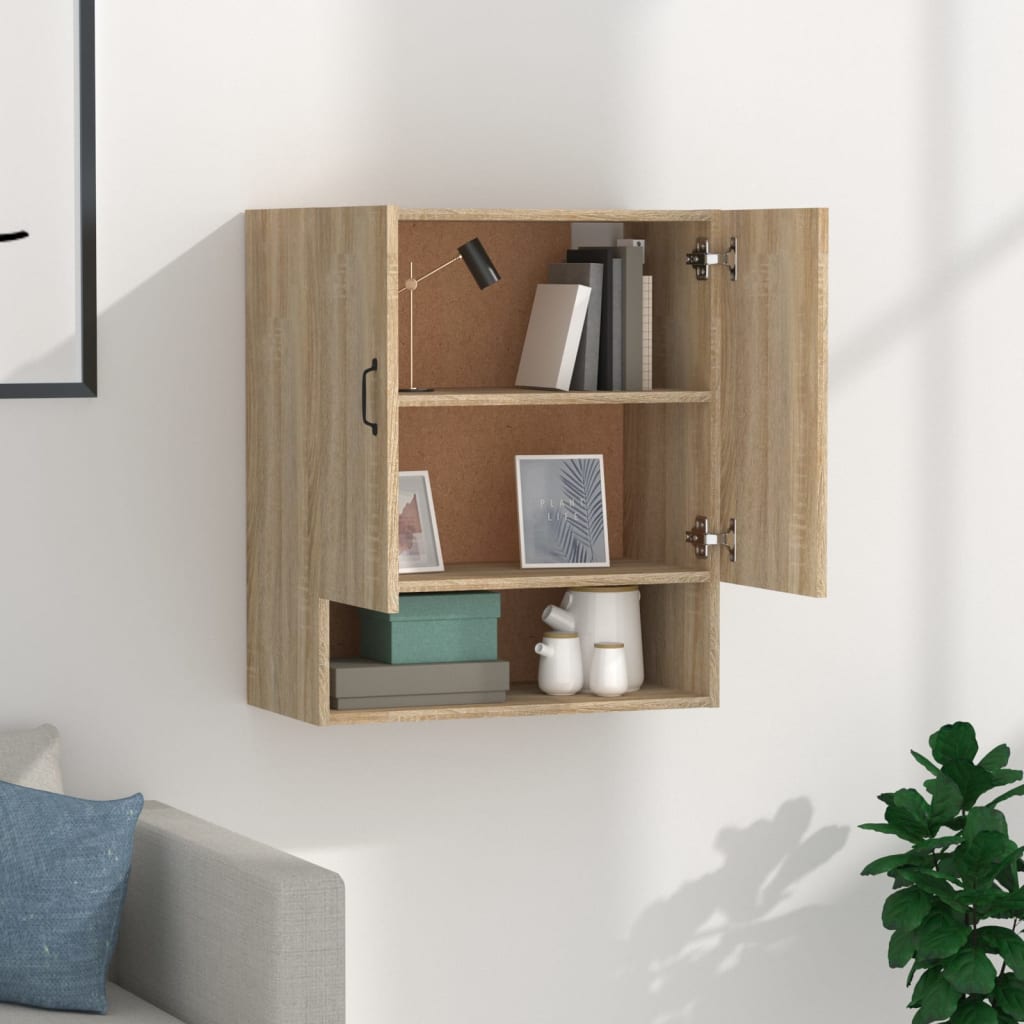 vidaXL Dulap de perete, stejar sonoma, 60x31x70 cm, lemn compozit