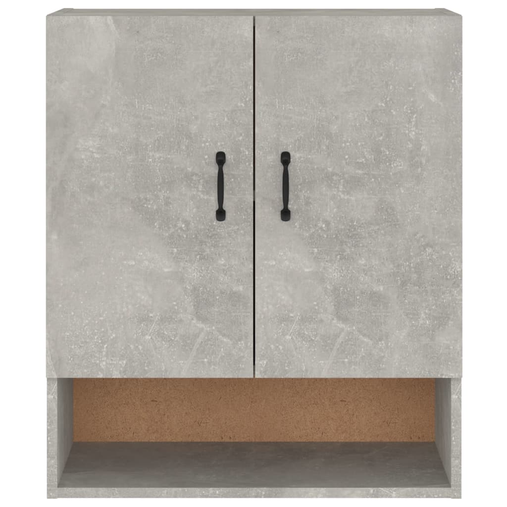 vidaXL Dulap de perete, gri beton, 60x31x70 cm, lemn prelucrat