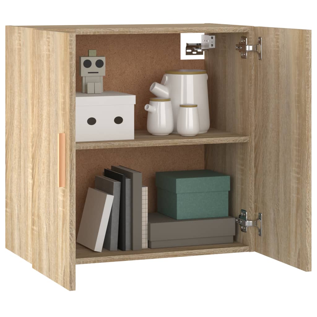 vidaXL Dulap de perete, stejar sonoma, 60x30x60 cm, lemn compozit vidaXL Dulap de perete, stejar sonoma, 60x30x60 cm, lemn compozit