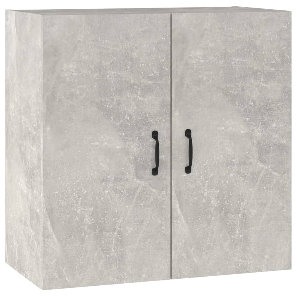 vidaXL Dulap de perete, gri beton, 60x31x60 cm, lemn prelucrat