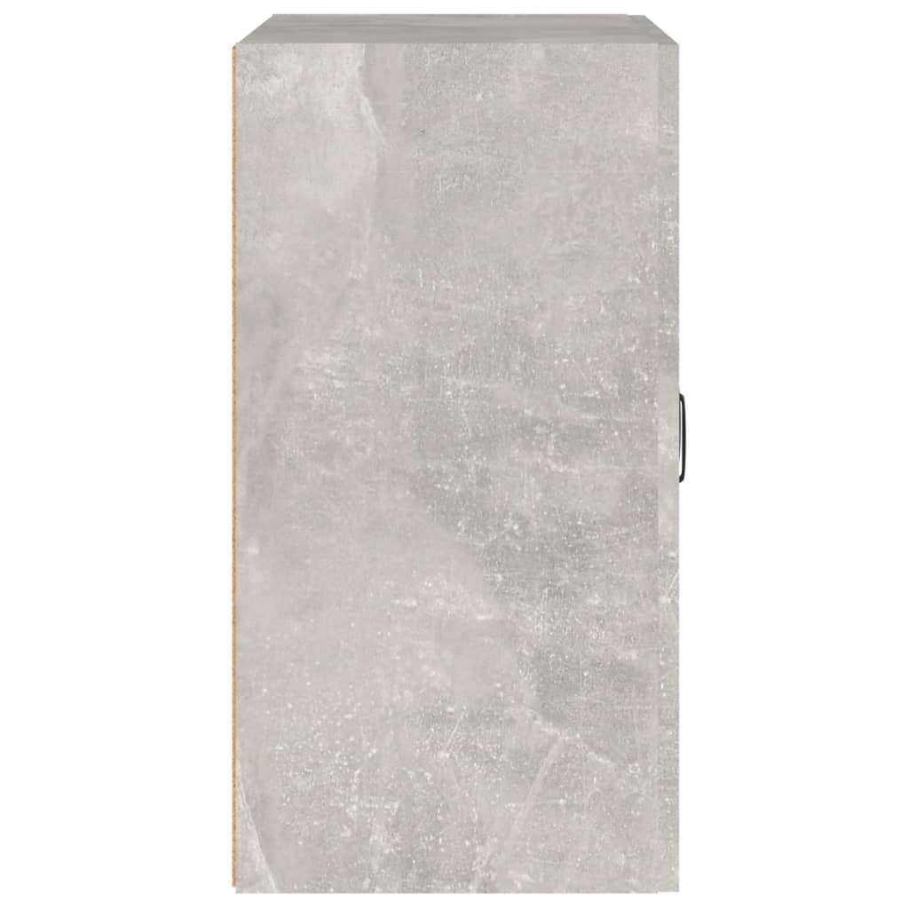 vidaXL Dulap de perete, gri beton, 60x31x60 cm, lemn prelucrat