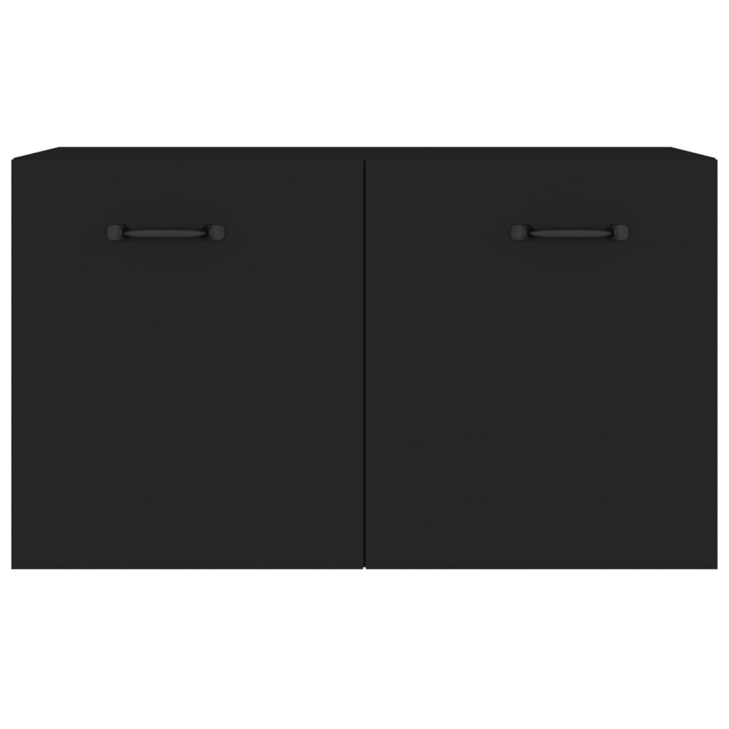 vidaXL Dulap de perete, negru, 60x36,5x35 cm, lemn prelucrat