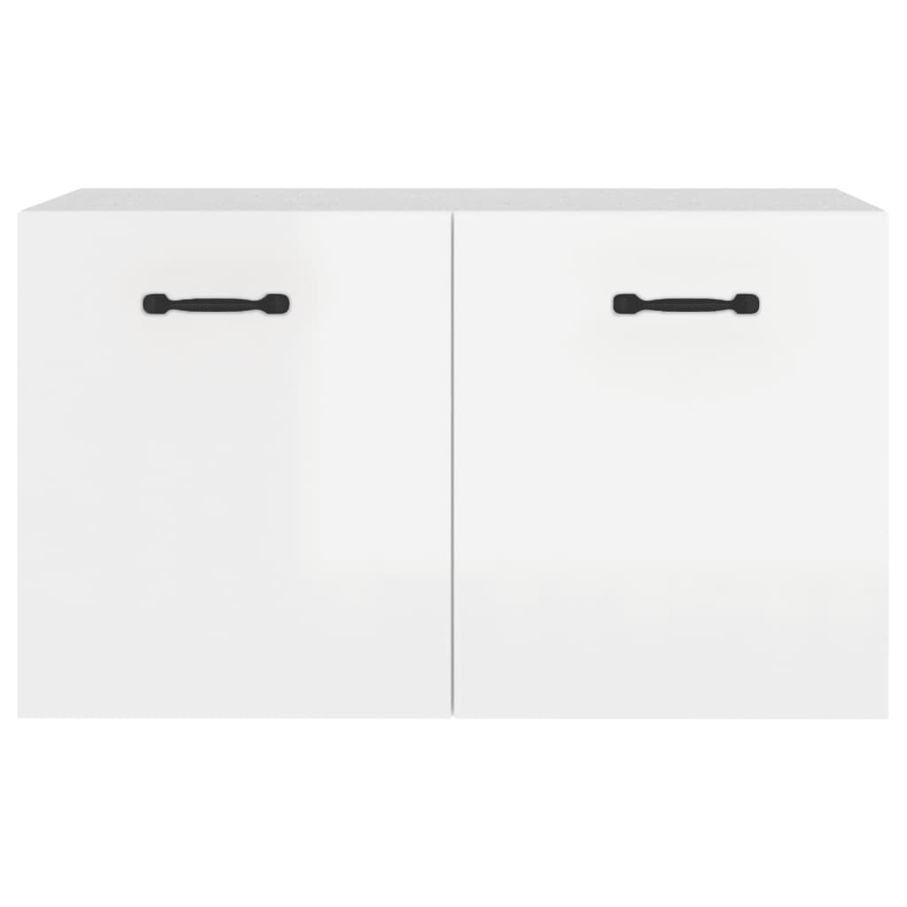 vidaXL Dulap de perete, alb extralucios, 60x36,5x35 cm, lemn compozit vidaXL Dulap de perete, alb extralucios, 60x36,5x35 cm, lemn compozit