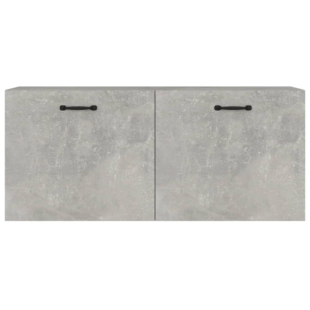 vidaXL Dulap de perete, gri beton, 80x36,5x35 cm, lemn compozit vidaXL Dulap de perete, gri beton, 80x36,5x35 cm, lemn compozit