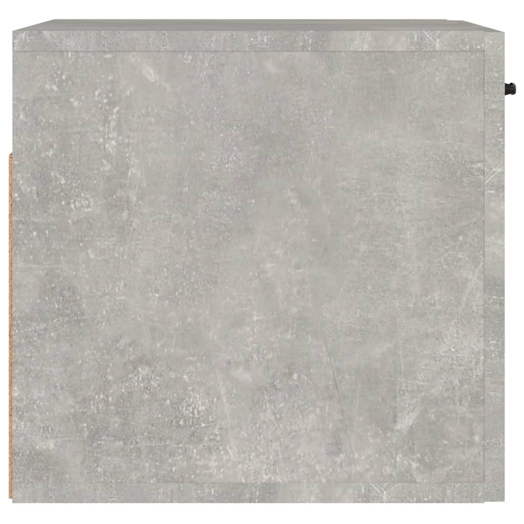 vidaXL Dulap de perete, gri beton, 80x36,5x35 cm, lemn compozit vidaXL Dulap de perete, gri beton, 80x36,5x35 cm, lemn compozit